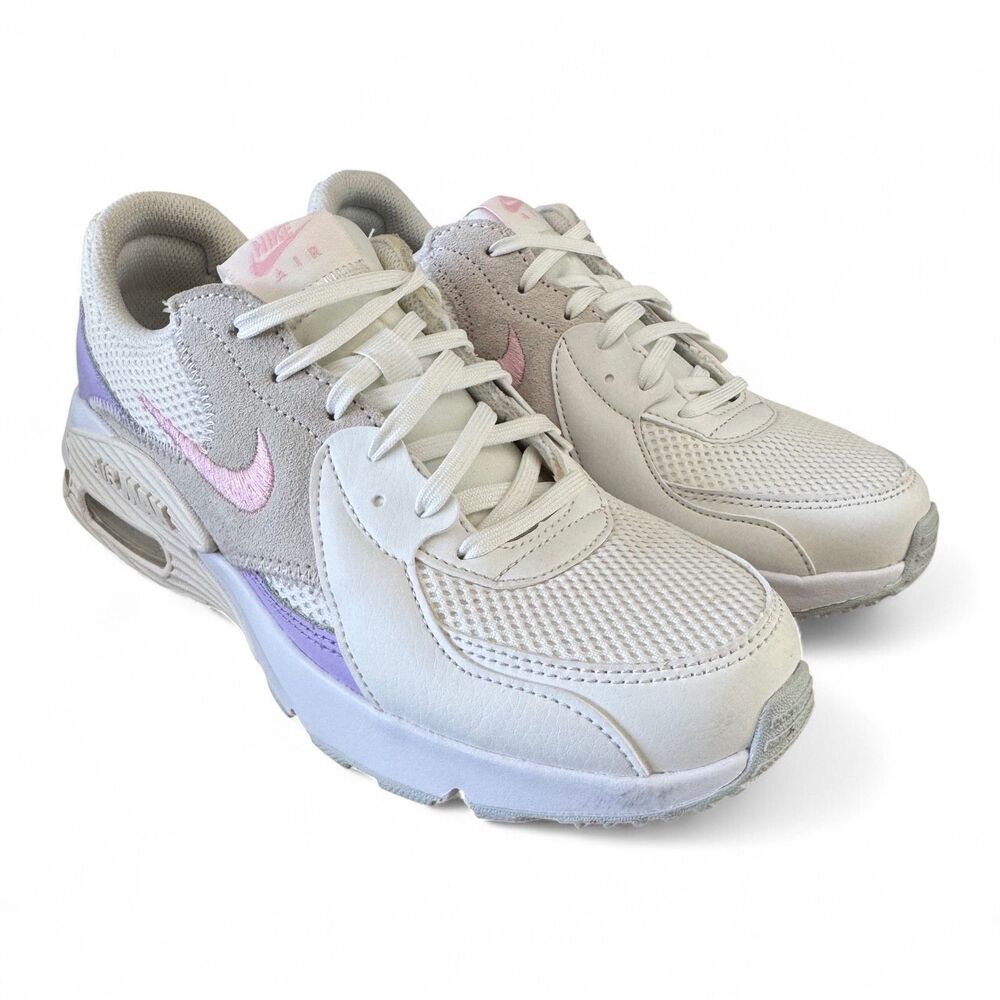 Nike Air Max Excee Women's Size 7 White Pink Lilac Casual Running Shoes Sneakers